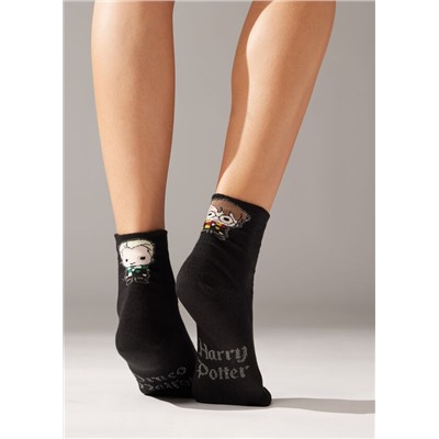 Kurze Socken Harry Potter mit Glitzer