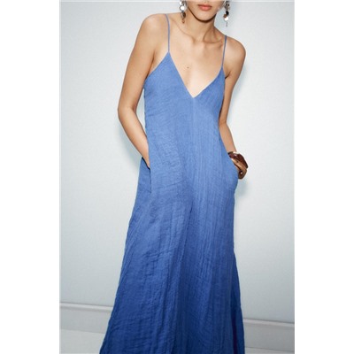 ZW COLLECTION LINEN BLEND DRESS
