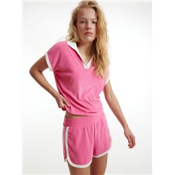 Shorts aus Frottee-Jersey