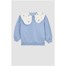 Defacto Kız Çocuk Relax Fit Sweatshirt Z5690A623SP