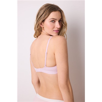 Sujetador push up GORGEOUS algodón rosa
