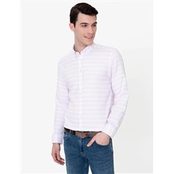 Gül Kurusu Slim Fit Uzun Kollu Gömlek