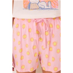 Pijama corto algodón Snoopy soles