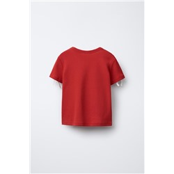 T-SHIRT WITH RIBBON TIES