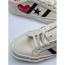 Кроссовки CDG x Convers*e One Star Academy Pro с низким берцем
