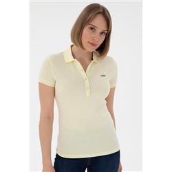 Kadın Limon Basic Polo Yaka Tişört