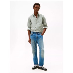 Slim Fit Stripe Print All-Day Shirt