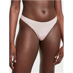 VICTORIA'S SECRET Stretch Cotton High-Leg Scoop Thong Panty