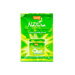 Маска для сухих и поврежденных волос Natura с маслом жожоба и протеинами шелка Lolane (пробник) / Lolane Jojoba oil hair treatment (sachet)