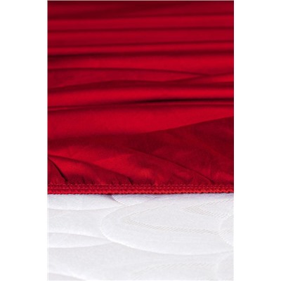 Ciel King Size Plus Lastikli Saten Çarşaf - Kırmızı