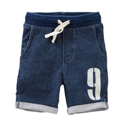 FRENCH TERRY VARSITY SHORTS