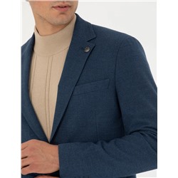 Lacivert Slim Fit Ceket