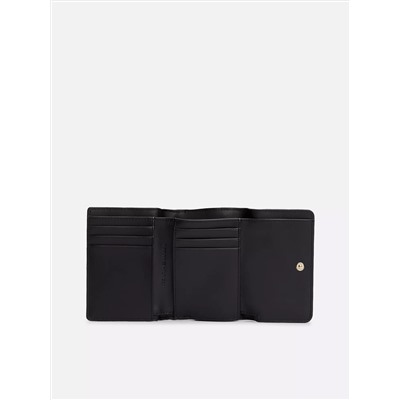 Monogram Embossed Tri-Fold Wallet