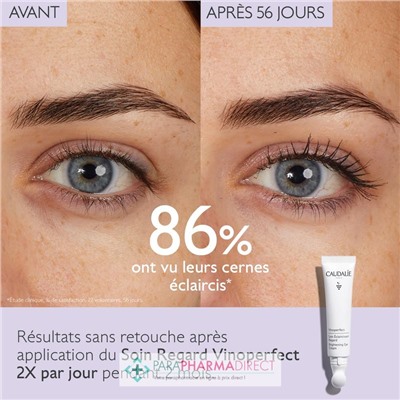 Caudalie Vinoperfect - Soin Eclaircissant Regard 15ml