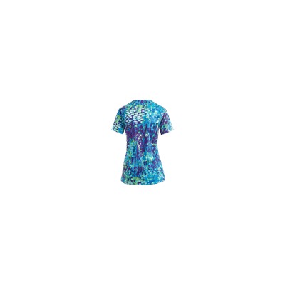BIO Scrubs Monet Garden Print Top