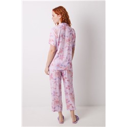 Pijama camisero Capri viscosa flores