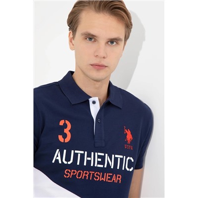 Erkek Lacivert Polo Yaka Tişört