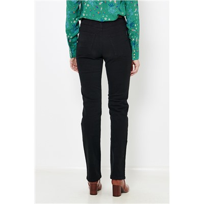 Pantalón recto Negro