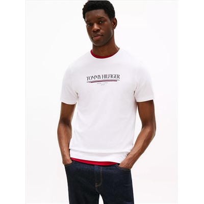 Tommy 1985 Stripe Logo T-Shirt