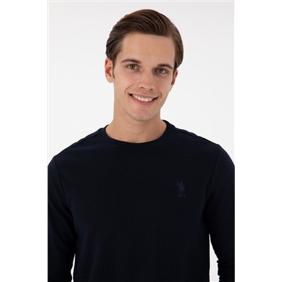 Erkek Lacivert Sweatshirt