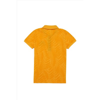 Erkek Çocuk Sarı Polo Yaka Tişört