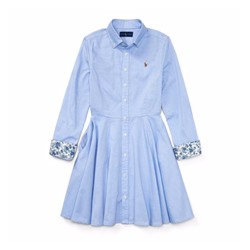 Cotton Oxford Shirtdress