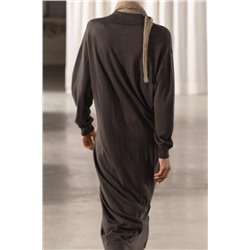 FEW ITEMS LEFT KNIT DRESS WITH SIDE BUTTONS