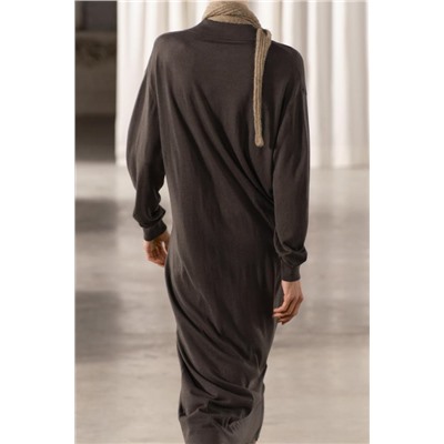FEW ITEMS LEFT KNIT DRESS WITH SIDE BUTTONS