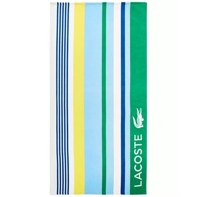 Lacoste Home Sunscreen Stripe Cotton Beach Towel 36" x 72"