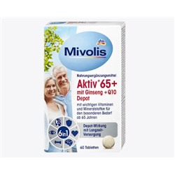 Aktiv 65+ mit Ginseng + Q10 Depot 60 St, 51 g