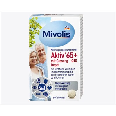 Aktiv 65+ mit Ginseng + Q10 Depot 60 St, 51 g