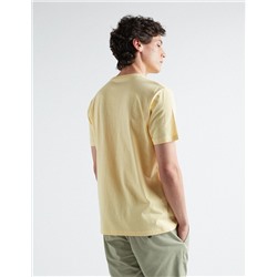 Pocket T-shirt, Men, Yellow
