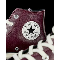 Кожаные высокие кеды Convers*e Chuck 70s ❤️