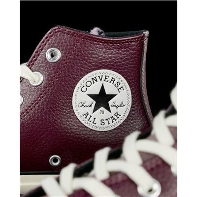 Кожаные высокие кеды Convers*e Chuck 70s ❤️
