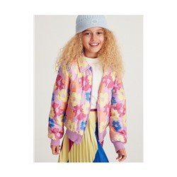 Bomberjacke mit Blumenmuster