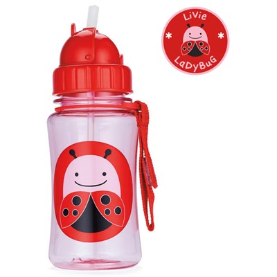 Skip Hop Zoo Straw Bottle
