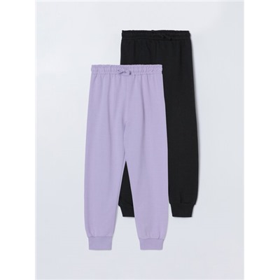 PACK OF 2 BASIC PLUSH TROUSERS