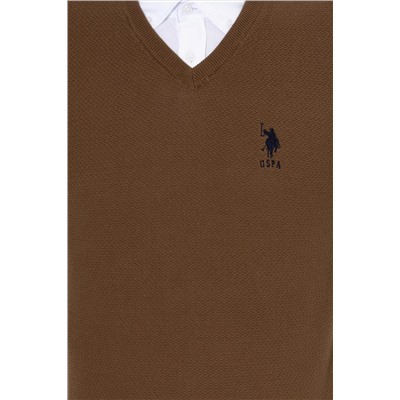Erkek Coconut V - Yaka Basic Triko Kazak