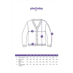 Кардиган PLAYTODAY, 1022518