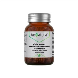Пищевая добавка Venatura Cranberry ve D-Mannoz, 30 капсул