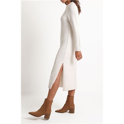 Vestido-jersey Blanco