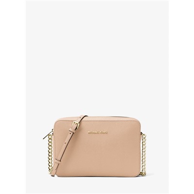 MICHAEL MICHAEL KORS Jet Set Large Saffiano Leather Crossbody