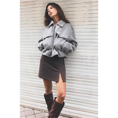 SHORT BOUCLÉ JACKET