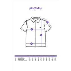 Рубашка PLAYTODAY, 1126462