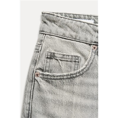MID-RISE TAILORED BALLOON JEANS