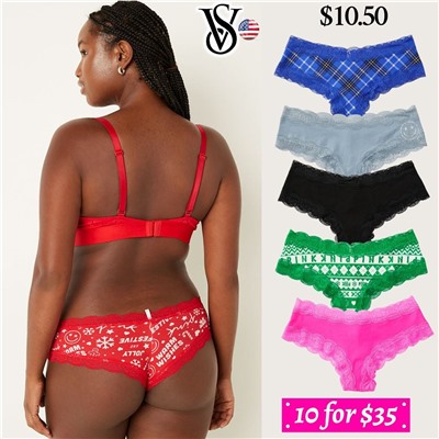 LACE TRIM CHEEKSTER UNDERWEAR