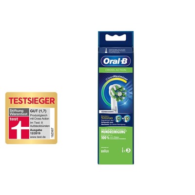 Oral-B Cross Action Aufsteckbürsten, 3 Stück