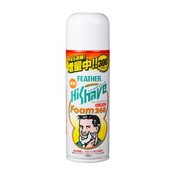 FEATHER HiShave Пена для бритья с лечебным эффектом и экстрактом гамамелиса, баллон 260гр