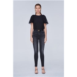 Vaquero skinny fit Negro