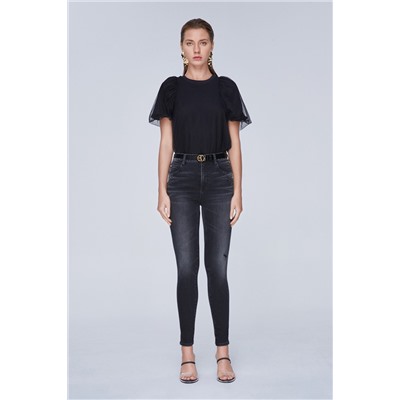 Vaquero skinny fit Negro